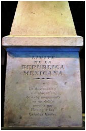 Réplica del monumento 258. Museo del Centro Cultural Tijuana 2009